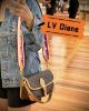 圖片 LV M46049 Diane 戴安娜法棍包 桃紅背帶