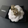 圖片 Chanel 24k秀款四葉草蕾絲耳針