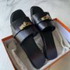 圖片 Hermes 黑金kelly涼鞋