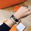 圖片 Hermes 黑銀kelly double tour 雙圈手環