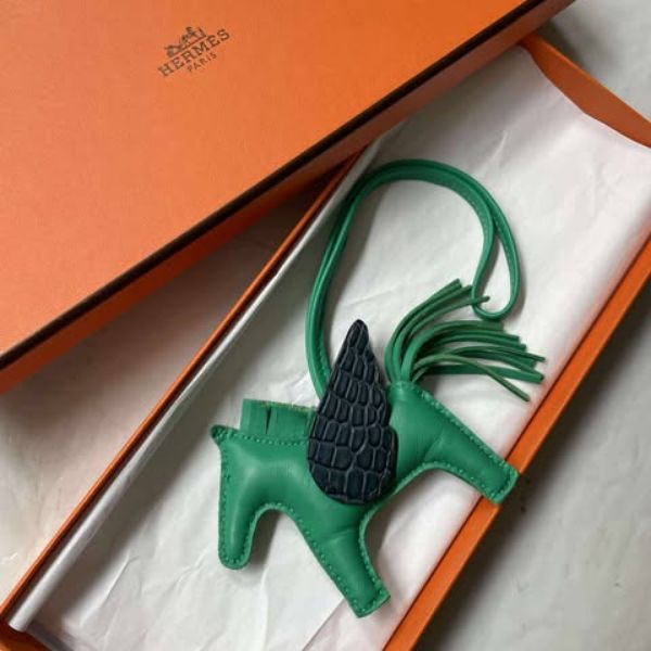 圖片 Hermes touch鱷魚綠色小飛馬