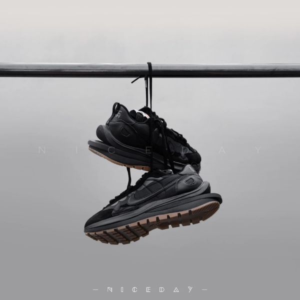 NICEDAY 部分現貨/代購 Nike x sacai VaporWaffle 黑生膠 聯名 黑 卡其 男女 DD1875-001