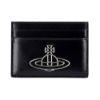 圖片 【Vivienne Westwood】 品牌LOGO 亮面漆皮卡夾 黑色 - 54030007W L0077/N401