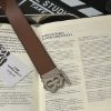 圖片 BURBERRY 銀頭經典TB字母皮革雙面皮帶