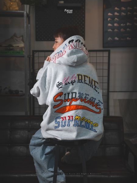 Supreme FW25 Week1 Multi Logos Hooded Sweatshirt	