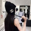 圖片 Chanel 25b黑色爆款雷鋒帽