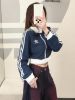 圖片 Adidas Originals Track Top Crop 華夫格紋外套 立領外套 短版 收腰 針織 2色/預購