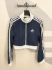 圖片 Adidas Originals Track Top Crop 華夫格紋外套 立領外套 短版 收腰 針織 2色/預購