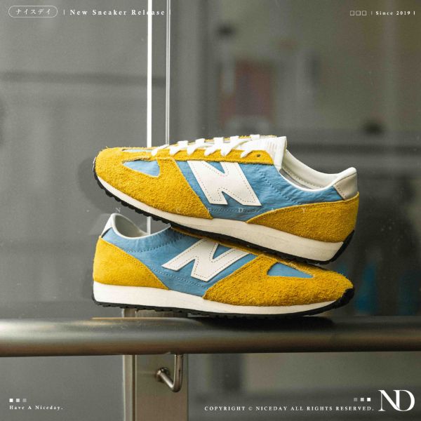 NICEDAY 現貨 New Balance 471 藍黃 藍 黃 復古 薄底 檸檬 休閒 男女鞋 U471VBC