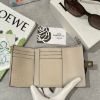 圖片 LOEWE 灰褐色/滑石色牛皮三折短夾