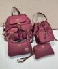 圖片 《我最便宜!全新正品》Prada  Re-Edition 2005 Re-Nylon 迷你袋 酒紅色