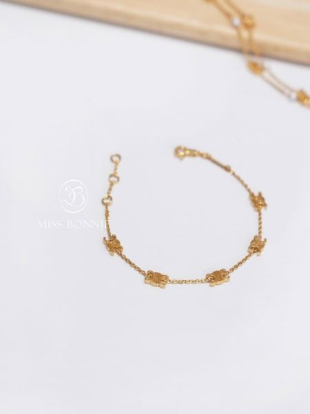 圖片 Celine  凱旋門滿圈Logo手鏈(預購）