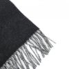 圖片 Chanel 24K 黑x白雙面大LOGO羊絨圍巾