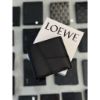 圖片 Loewe 經典 小logo設計 黑色 牛皮材質 男生短夾