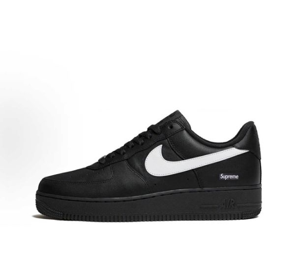 圖片 SUPREME X NIKE AIR FORCE 1 LOW 黑白 男鞋 CU9225-002 