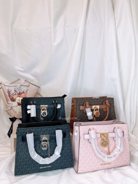 圖片 Michael Kors｜MK 手提 鎖頭方包 手提包 斜背包