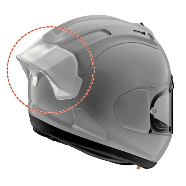 圖片 UPC騎士精品_台中店 Arai RX-7X 專用押尾 透明 燻黑