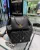 圖片 Chanel A93748 Backpack 荔枝紋後背包 黑金鍊 