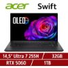 圖片 ⭐️ACER 宏碁Swift X 14.5吋 文書效能筆電灰(Ultra7 255H/32G/1TB/RTX5060-8G/W11/SFX14-73G-78HM)⭐️
