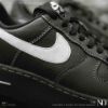 NICEDAY 代購 Nike Air Force 1 Low 黑白 黑魂 白勾 荔枝皮 類麂皮 HQ2037-006