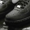 NICEDAY 代購 Nike Air Force 1 Low 黑白 黑魂 白勾 荔枝皮 類麂皮 HQ2037-006