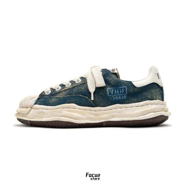 Maison Mihara Yasuhiro Blakey OG Sole Vintage Suede Low top Blue A15FW728