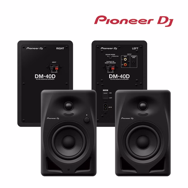 圖片 【Pioneer DJ】DM-40D 入門款主動式監聽喇叭(4吋) 