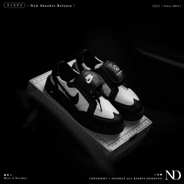 NICEDAY 代購 Nike Kwondo 1 x Peaceminusone 白黑 熊貓 GD 權志龍 聯名 DH2482-101