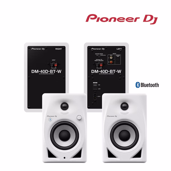 圖片 【Pioneer DJ】DM-40D-BT 入門款主動式監聽喇叭(4吋藍牙) -二色