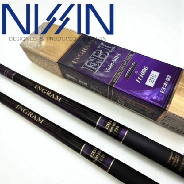 圖片  NISSIN 2026 夢幻紫 MINI 210 蝦竿 海天龍釣魚用品