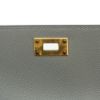 圖片 Hermes 展示品 Kelly Pocket Madame 小牛皮金釦長夾(OL積雲灰)