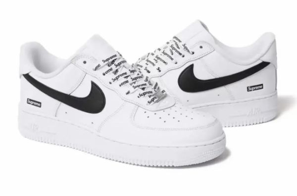 圖片 KTQ STORE 現貨 Supreme x Nike Air Force 1 Low "Black/White"  白 CU9225-102