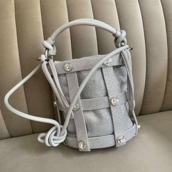 圖片 ferragamo holiday系列全鑽鳥籠水桶包