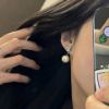 圖片 Chanel 23v經典款小珍珠水鑽耳針