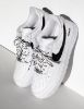 圖片 Supreme x Nike Air Force 1 AF1 黑白色 白黑色 皮革 Box Logo 男女款 限量 CU9225/預購