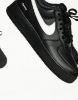 圖片 Supreme x Nike Air Force 1 AF1 黑白色 白黑色 皮革 Box Logo 男女款 限量 CU9225/預購