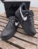 圖片 Supreme x Nike Air Force 1 AF1 黑白色 白黑色 皮革 Box Logo 男女款 限量 CU9225/預購