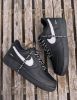 圖片 Supreme x Nike Air Force 1 AF1 黑白色 白黑色 皮革 Box Logo 男女款 限量 CU9225/預購
