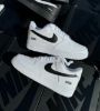 圖片 Supreme x Nike Air Force 1 AF1 黑白色 白黑色 皮革 Box Logo 男女款 限量 CU9225/預購