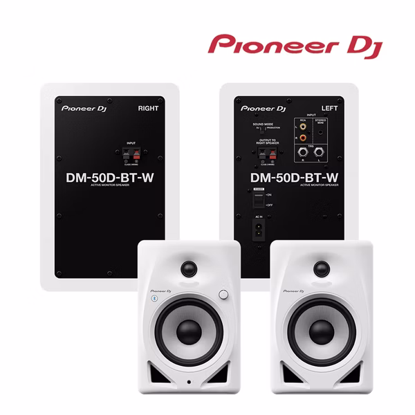 圖片 【Pioneer DJ】DM-50D-BT 入門款主動式監聽喇叭(5吋藍牙款)-二色