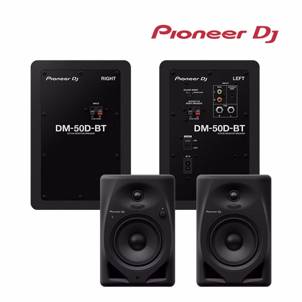 圖片 【Pioneer DJ】DM-50D-BT 入門款主動式監聽喇叭(5吋藍牙款)-二色
