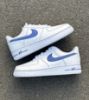 圖片 鞋教 預購 Nike Air Force 1'07 Low LV8 "White Deep Royal Blue" 白藍 縫線 HQ2037-004
