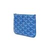 圖片 Goyard Senat Mini Pouch 帆布一字拉鍊零錢包(藍)