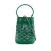 圖片 Goyard Petit Flot Mini 帆布迷你手提斜背水桶包(綠)