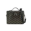 圖片 Goyard Muse Vanity Bag PM 帆布手提斜背化妝包(黑)