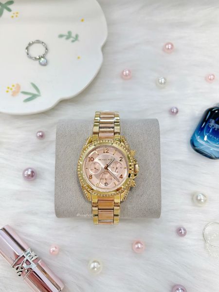 圖片 Michael Kors MK6316 三眼晶鑽手錶 女錶