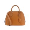 圖片 Hermes Bolide Epsom牛皮手提斜背二用包-25cm(銀釦/Gold棕)