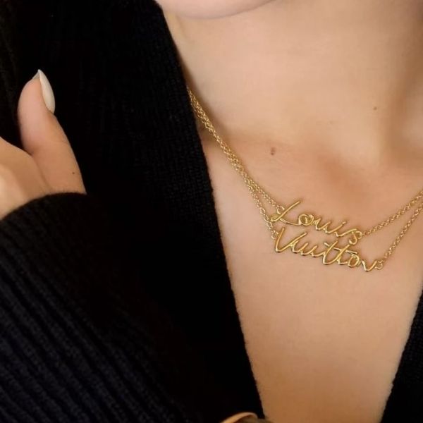 圖片 《現貨最低特價 》Louis Vuitton LV Script頸鏈