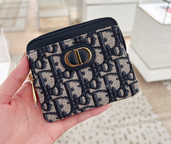 圖片 《現貨最低特價 》DIOR 30 Montaigne Lavender 錢包 藍色緹花