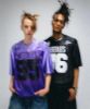 Beams x Needles Jersey Purple